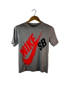 Koszulka dziecięca Nike szara duże logo XL 12 lat