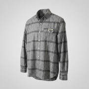 Koszula Converse L bawełniana szara w kratę vintage casual 