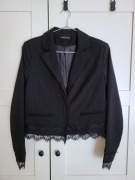 RESERVED Żakiet marynarka koronka czarna j. NOWA rozm. 34