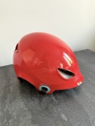 Kask rowerowy dziecięcy b'Twin Unscar Jr Rouge 52-56 cm
