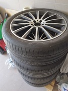 AMG Zestaw 20-calowych felg GLC, koło wieloramienne czarne oryginalne MB