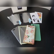 Zestaw Sony Xperia Z1 Compact case folia naklejki