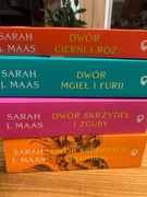 Dwór cierni i róż 4 tomy Sarah J. Maas