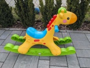 Fisher Price, grająca żyrafa na biegunach