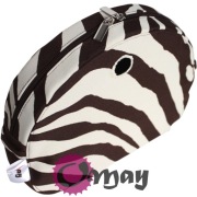 Organizer Obag MOON LIGHT brązowy – zebra biało brąz 2 kieszenie | OMAY