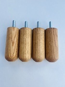 Olejowane nóżki dębowe do mebli