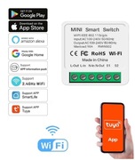 DOPUSZKOWY STEROWNIK światła przełącznik wifi 16A Tuya/Smartlife