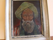Peter Kraemer II 1857-1936. Portret starca w turbanie.