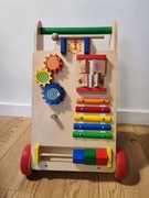 Pchacz drewniany do nauki chodzenia