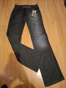 Jeansy Rita Fink roz. 36 z ozdobnymi kieszeniami haft cyrkonie GRATIS