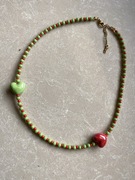 Bransoletka z serduszkiem z ceramiki 