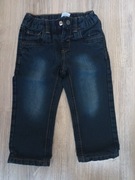 Spodnie jeansy ocieplane C&A 92