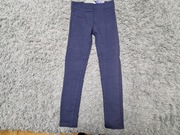 Rozm 128 NOWE spodnie legginsy ocieplane dla dziewczynki 