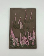 87 . Jie Gantofta ozdobna tabliczka vintage, kafel, Szwecja