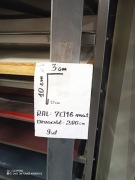 Kątownik z blachy powlekanej 0,5mm antracyt  RAL.7016 mat 