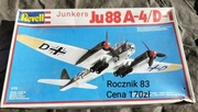 Junkers ju-88 A-4/D-1 1:72 rocznik 83