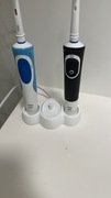 Stojak na dwie szczoteczki elektryczne Oral-B z miejscem na ładowarkę