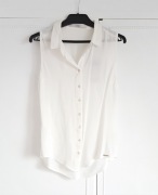 Nowa bluzka koszulka Guess XS 34 S 36 biała koszula