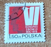 Polska 2480 VI kongres ZBoWiD 1979