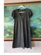 sukienka tunika elegancka ciepła wełniana 100% wełna warkocze kardigan