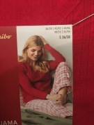 Czerwona piżama Tchibo nowa 36/38