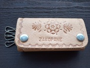 Etui skórzane na na klucze Zakopane