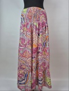 Spódnica maxi długa wiosenna letnia kolorowa boho glamour L 40