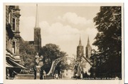 Wrocław – Most Tumski, Katedra i Kościół Świętego Krzyża, 1933