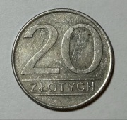 Moneta 20zł 1986 PRL