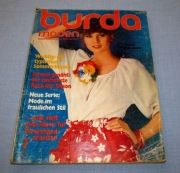 Burda Moden 7/1977 + wykroje Vintage Moda szycie krawiectwo
