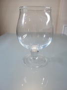 Elegancki Szklany Wazon Puchar Kielich Świecznik