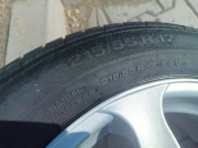 Koła Peugeot 407 felgi aluminiowe i opony 215/55 R17 Michelin