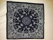 Czarna Bandana chusta motocyklowa Bandanna by ZanHeadgear, USA