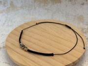 bransoletka z kamieni naturalnych Jaspis Dalmatyński