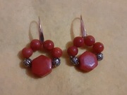 Kolczyki z koralem naturalnym