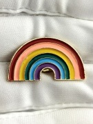 NOWA Przypinka broszka metalowa tęcza LGBT marsz równości 
