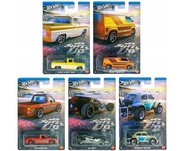 Hot Wheels SURF'S UP Silver Series zestaw: JCB66 JCB67 JCB68 JCB69 JCB70