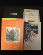 No logo Białe zęby Miasto i psy Rok akademicki Siedmiu mistrzów niespodzian