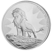 Srebrna moneta Niue: Disney - The Lion King 1 uncja Srebra Niue 2019