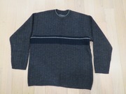 Sweter męski rozmiar M ciepły wełna 30%
