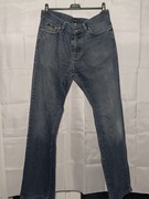 Jeansy Hugo Boss męskie, ciemny denim, regular fit W34