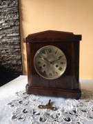 Zegar HAU HAC WURTTEMBERG ok. 1910 - 1925 Arts&Crafts mahoń loft