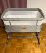 Nukido, NK-243, łóżeczko dostawka, szare