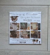 Craft o'clock- Wings of Freedom 15x15 pół bloczku papier scrapowy