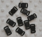 Klamra zatrzaskowa plastikowa  10 mm 10 sztuk