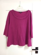 50 52 6xl liliowy sweter fioletowa bluzka sweter fioletowy liliowy