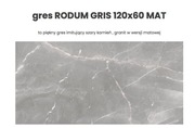 płytki gres RODUM GRIS 120x60 MAT