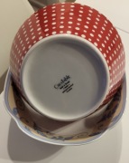 2 salaterki porcelanowe 
