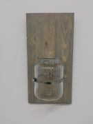 Ozdoba drewno-szkło