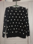 Sweter w grochy kropki Pull & Bear S